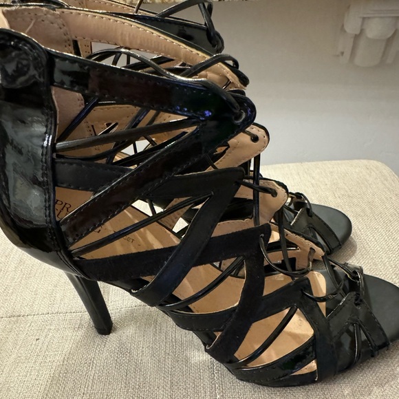 NEW “Prabal Gurung for Target” black women’s strapped heels size 8 (no box) - Picture 5 of 16